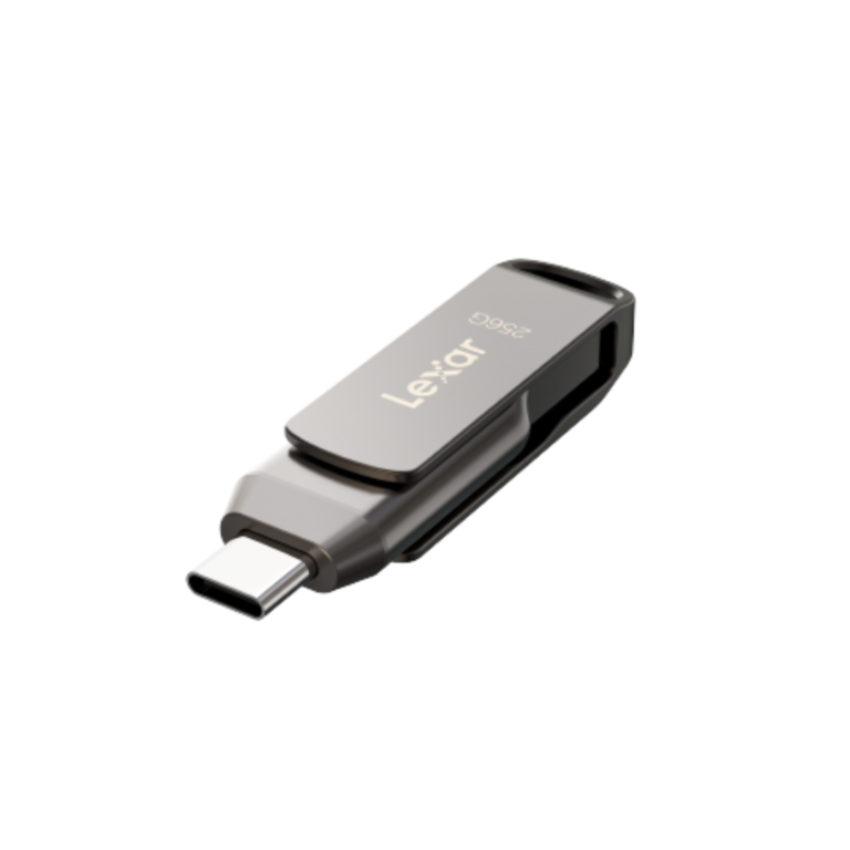 Lexar D400 USB 3.1 And Type-C 256gb Dual JumpDrive