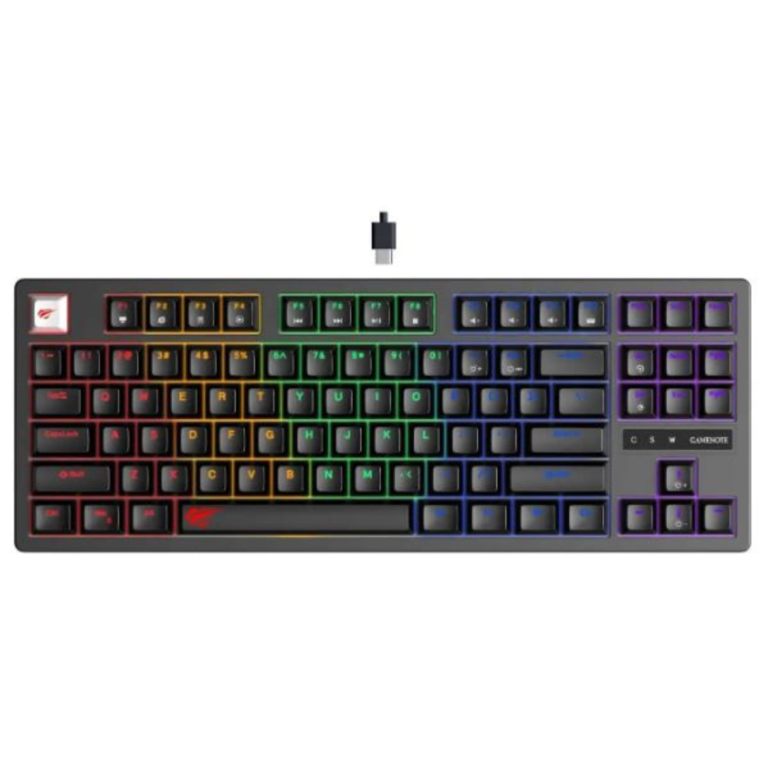 HAVIT KB892L Backlit 87 Keys Gaming Mechanical Keyboard