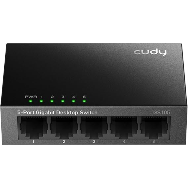 Cudy 5-Port 10/100/1000Mbps Gigabit Ethernet Desktop Switch-GS105D