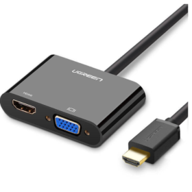 UGREEN HDMI To VGA + HDMI+3.5mm Audio Converter