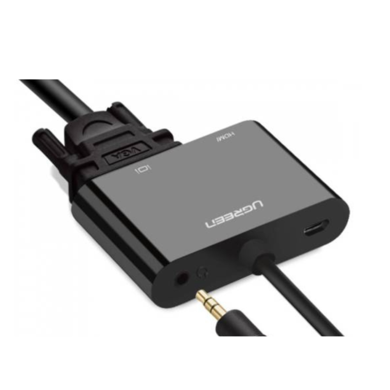 UGREEN HDMI To VGA + HDMI+3.5mm Audio Converter