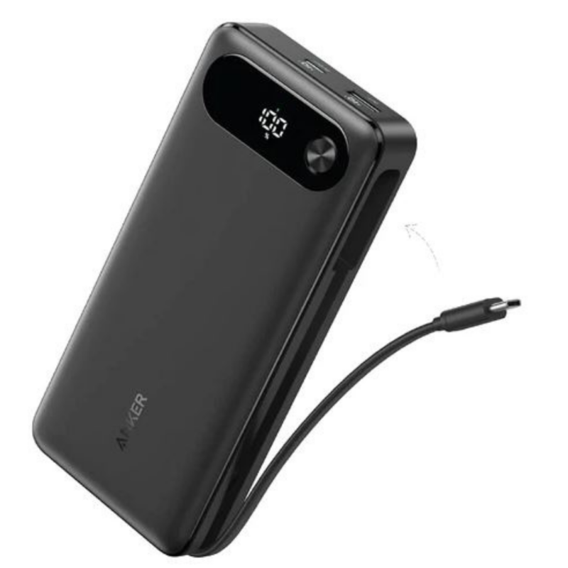 Anker 20000mAh 65W 2way Powerbank With Built-in Cable