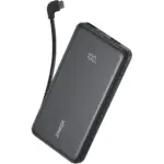 Anker 10000mAh 22.5W Power Bank with Built-in USB-C Cable