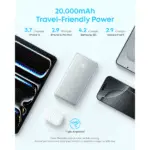 Anker 10000mAh 22.5W Power Bank with Built-in USB-C Cable