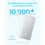 Anker 10000mAh 22.5W Power Bank with Built-in USB-C Cable