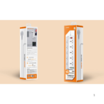 LDNIO SC10610 10 Power Socket 5USB Ports +1USB-C 2 Meter Extension - Image 2