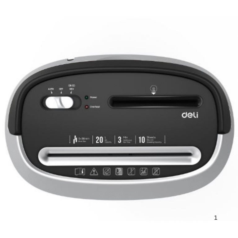 DELI E9948 20Sheets Cross-Cut Paper Shredder
