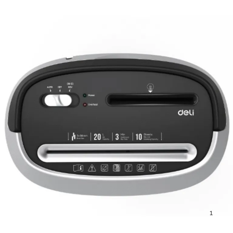 DELI E9948 20Sheets Cross-Cut Paper Shredder