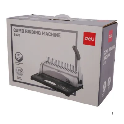 Deli 3870 Comb Binding Machine Steel