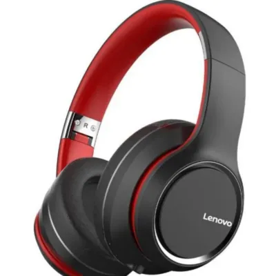 Lenovo HD200 Bluetooth Headphones with Microphone - Black