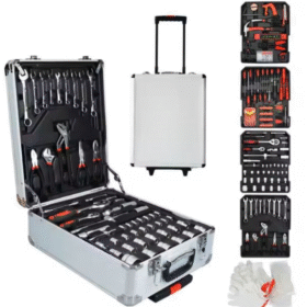Professional Mechanic Tool Set 499-Piece Aluminium Trolley Case