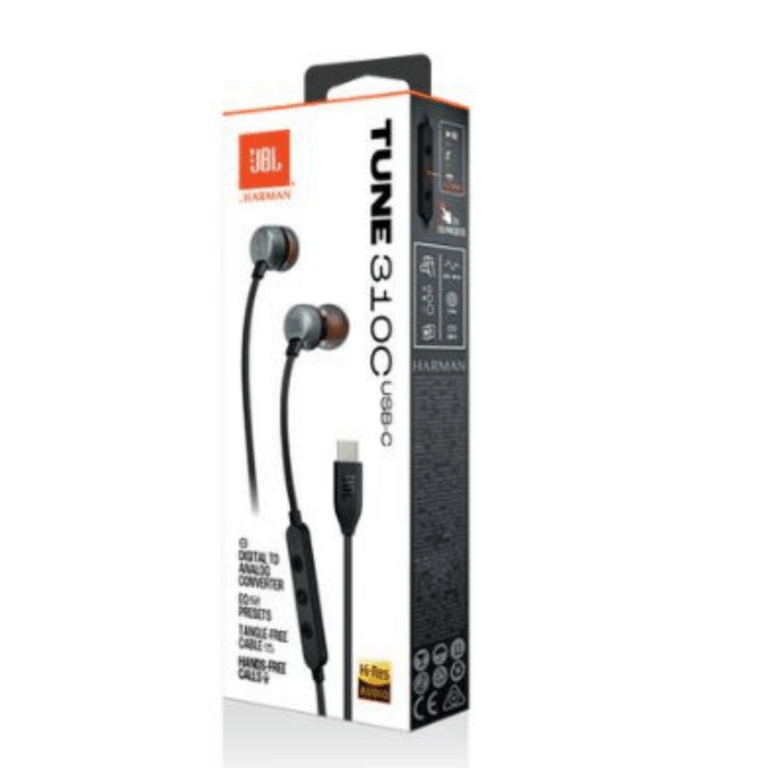 JBL Tune 310C USB-C Earbuds with Microphone