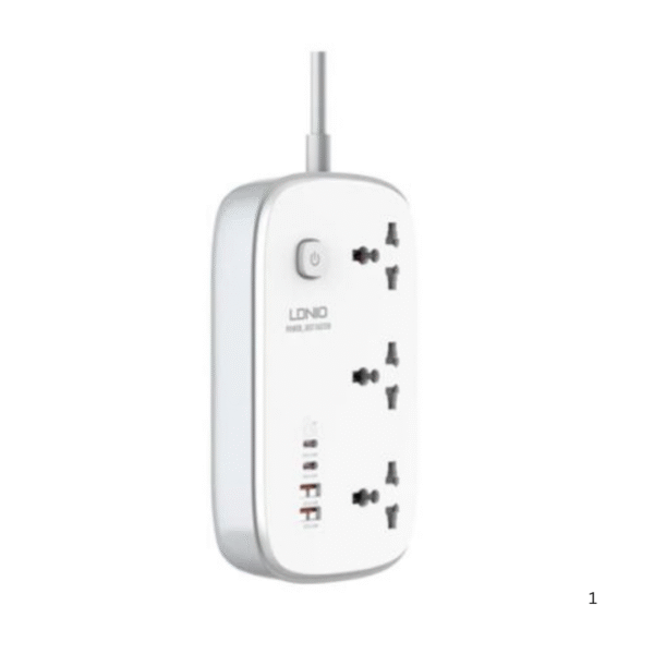 LDNIO SC3416 65W 3Power Socket + 2USB Port 2 Meter Extension