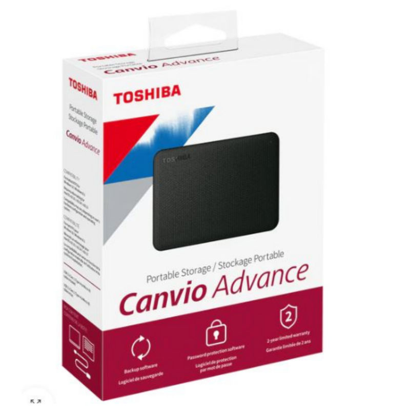 Toshiba Canvio Advance 2TB 2.5" External Hard Drive