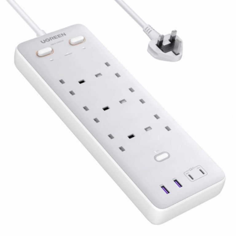UGREEN Surge Protector Power Strip (6 AC Outlets + 65W 2A2C)-S551