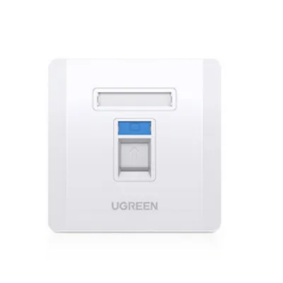 UGREEN Single-Port Wall Plate White - NW144
