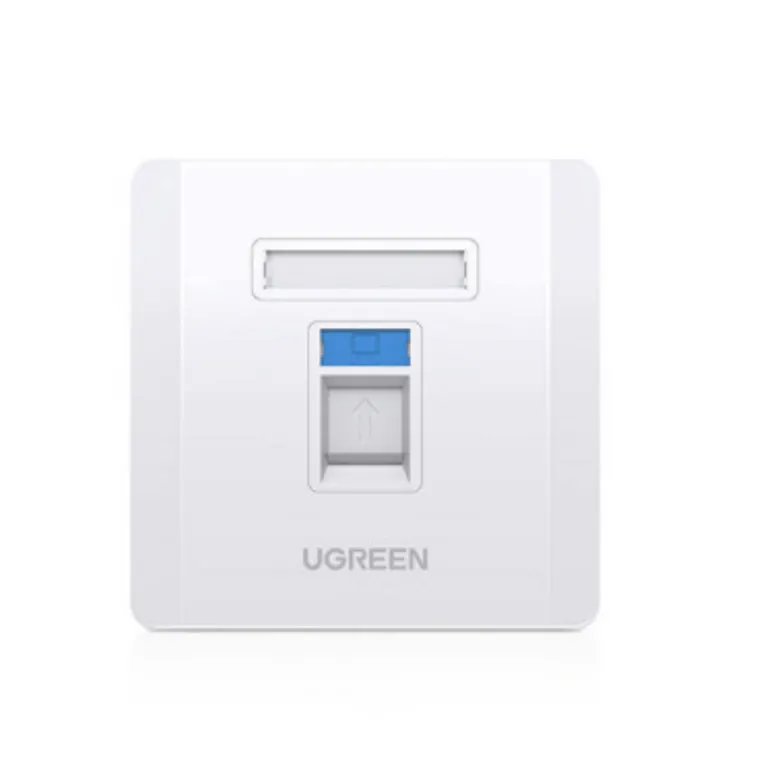 UGREEN Single-Port Wall Plate White - NW144
