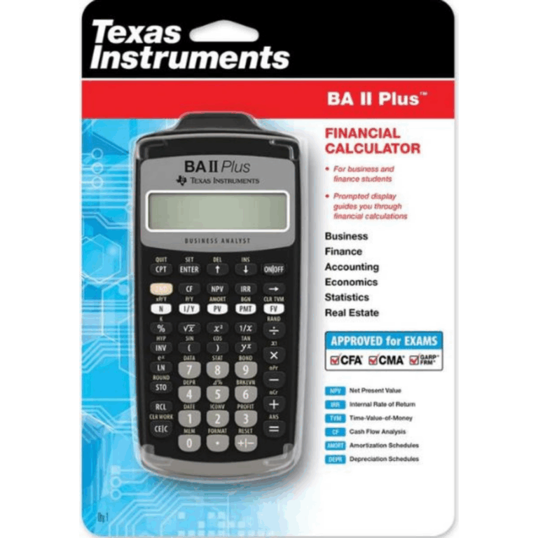 Texas Instruments BA II Plus Professional Calculator