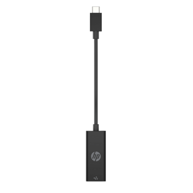 HP USB-C to RJ45 Adapter - Black
