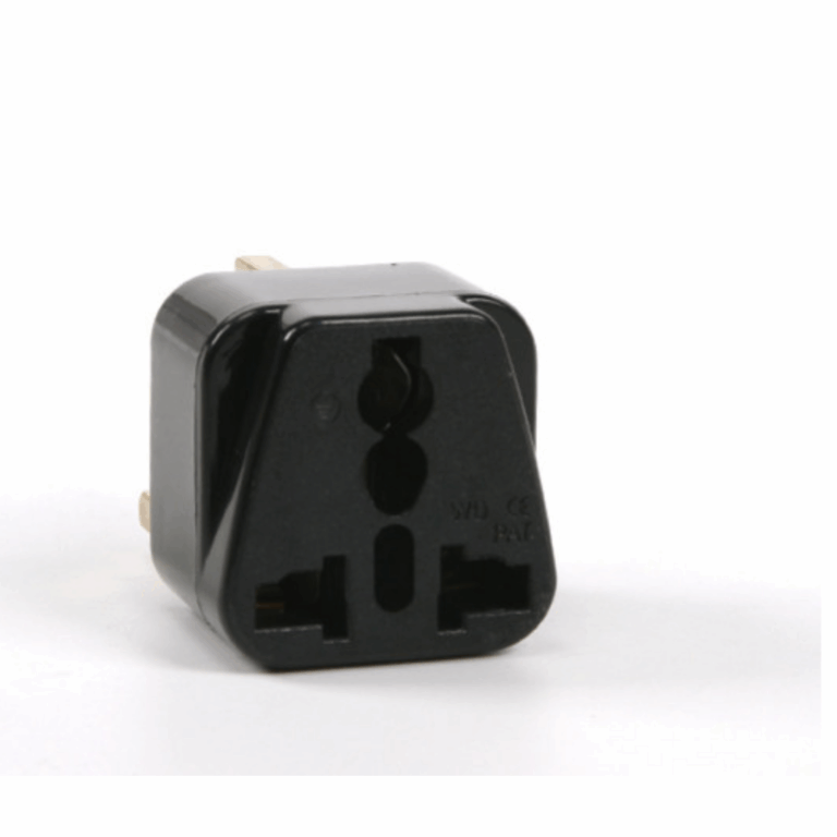 Multi Black Fused UK Adaptor