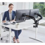 North Bayou F160 Dual Arm Monitor Mount