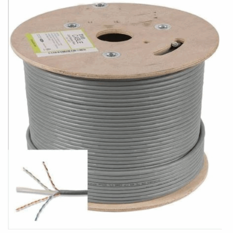 D-Link Cat6 UTP 24AWG PVC Cable Roll 305m - Gray