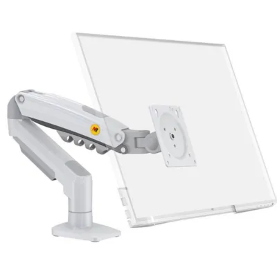 North Bayou F80 Single Arm Monitor Mount White