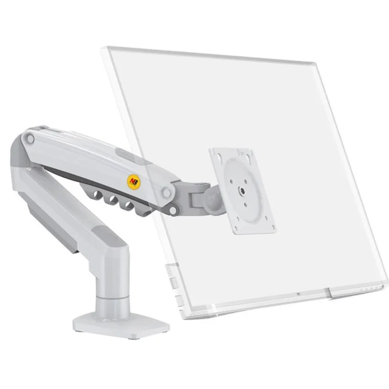 North Bayou F80 Single Arm Monitor Mount White