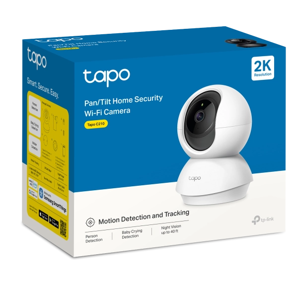 TP-Link Pan/Tilt Home Security Wi-Fi Camera - TL-TAPO C210