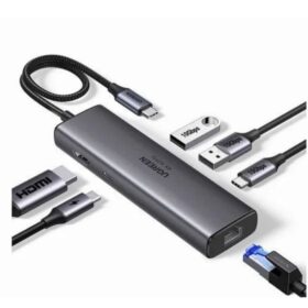 UGREEN 6-in-1 USB-C Multi-function Hub – CM512 (UG-45000)