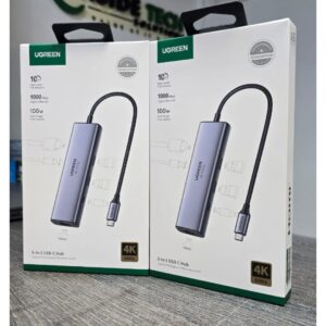 UGREEN 6-in-1 USB-C Multi-function Hub – CM512 (UG-45000)