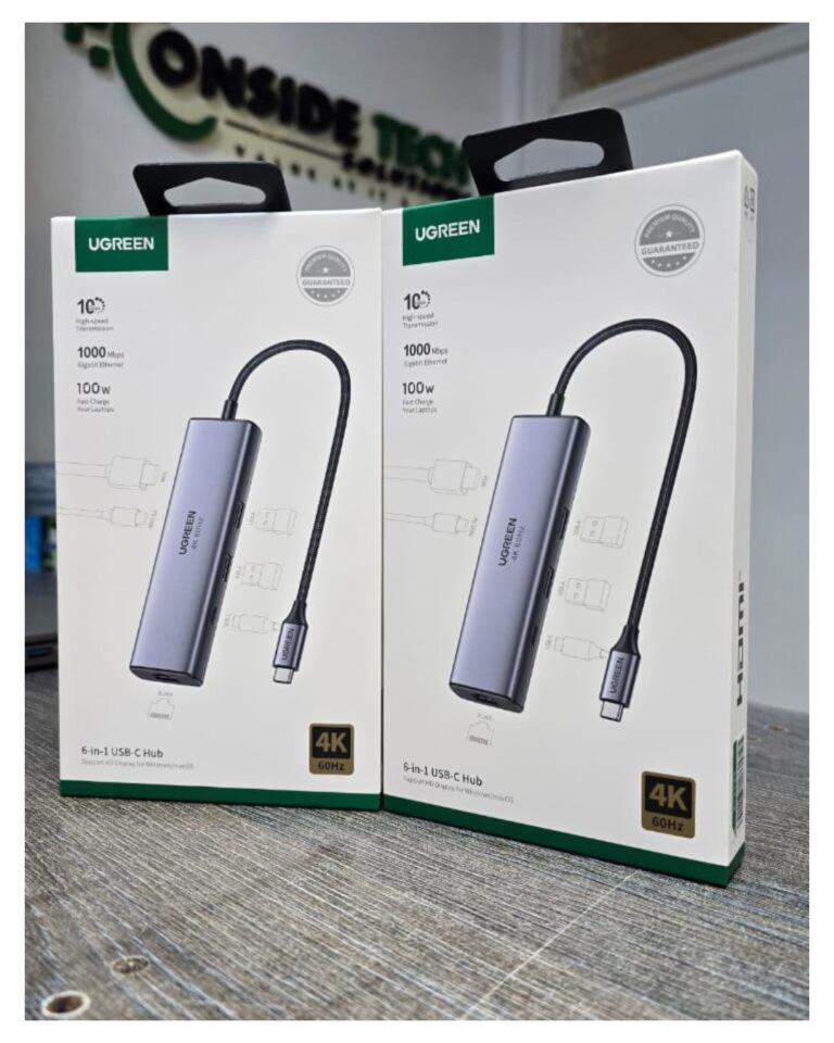 UGREEN 6-in-1 USB-C Multi-function Hub – CM512 (UG-45000)