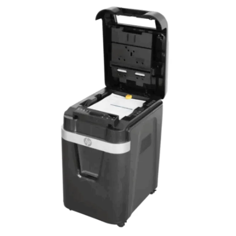 HP Pro Shredder Auto 200MC Auto Feed 200 Sheets, 10-Sheet Manual Micro-Cut Shredder