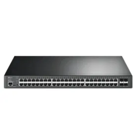 TP-Link Omada JetStream 48-Port Gigabit L2+ Managed Switch with 48-Port PoE+ and 4-Port 10GE SFP+ - TL-SG3452XP
