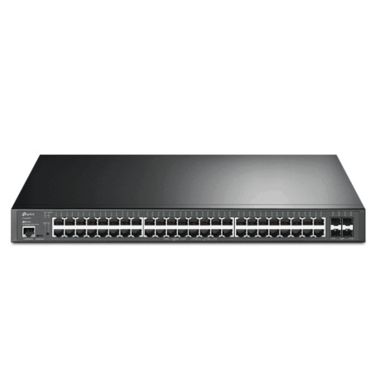 TP-Link Omada JetStream 48-Port Gigabit L2+ Managed Switch with 48-Port PoE+ and 4-Port 10GE SFP+ - TL-SG3452XP