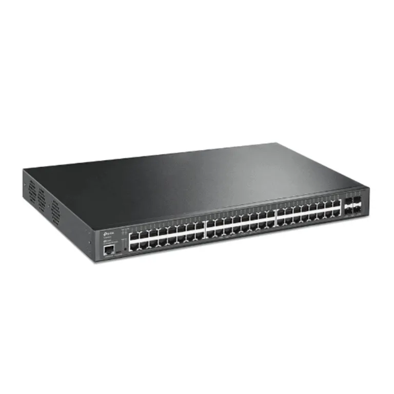 TP-Link Omada JetStream 48-Port Gigabit L2+ Managed Switch with 48-Port PoE+ and 4-Port 10GE SFP+ - TL-SG3452XP