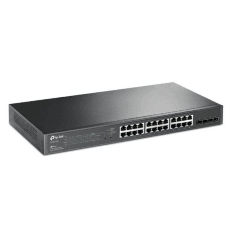 TP-Link Omada JetStream 28-Port Gigabit L2+ Managed Switch with 24 PoE+ Ports and 4 Gigabit SFP Slots - TL-SG3428MP