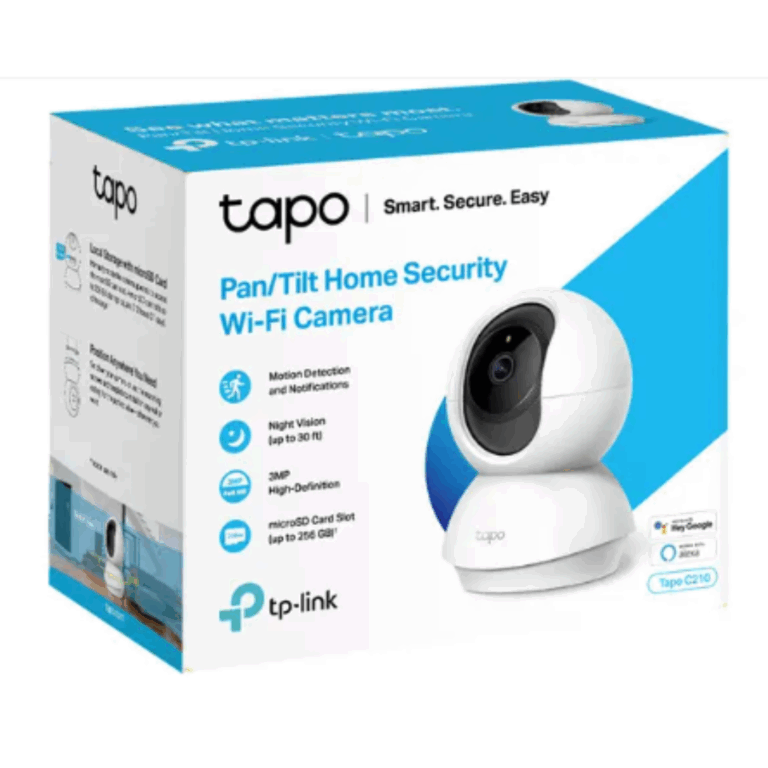TP-Link Pan/Tilt Home Security Wi-Fi Camera - TL-TAPO C210