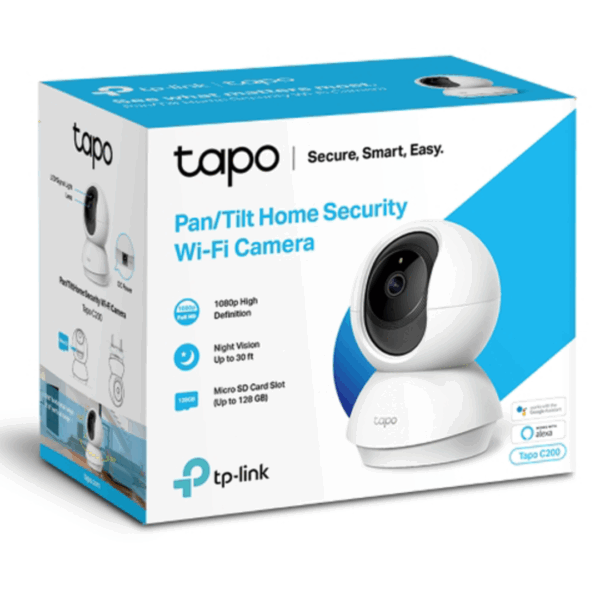 TP-Link Tapo Pan/Tilt Home Security Wi-Fi Camera - TL-TAPO C200C
