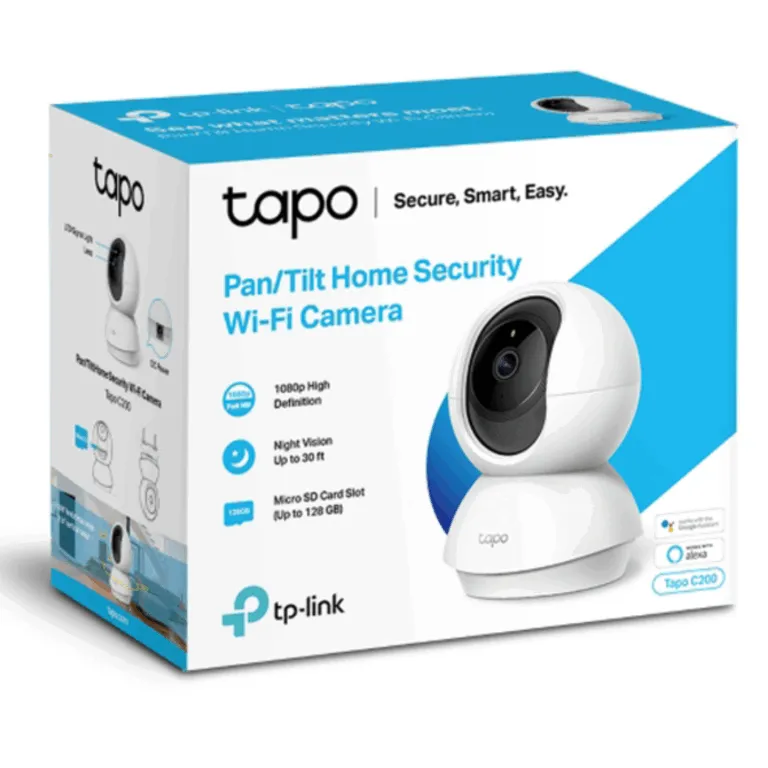 TP-Link Tapo Pan/Tilt Home Security Wi-Fi Camera - TL-TAPO C200C