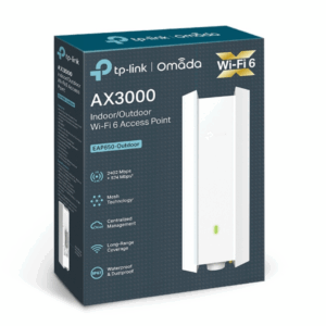 TP-Link AX3000 Indoor/Outdoor WiFi 6 Access Point - TL-EAP650-OUTDOOR