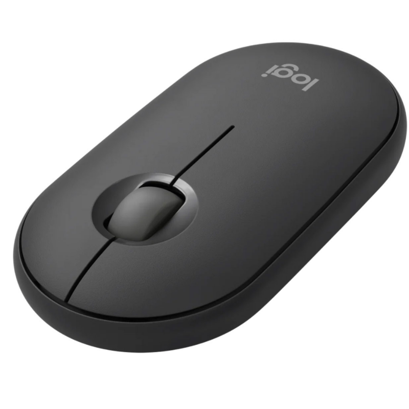 Logitech Pebble M350s Slim and Silent Bluetooth Mouse - Tonal Graphite