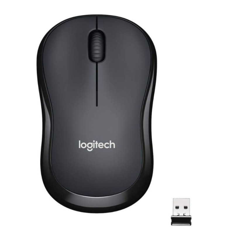 Logitech M221 Silent Wireless Mouse - Charcoal