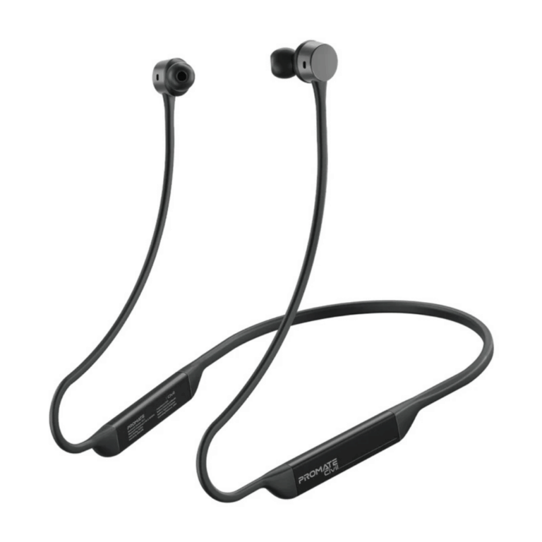 Promate High-Fidelity Liquid Silicone Wireless Neckband Earphones