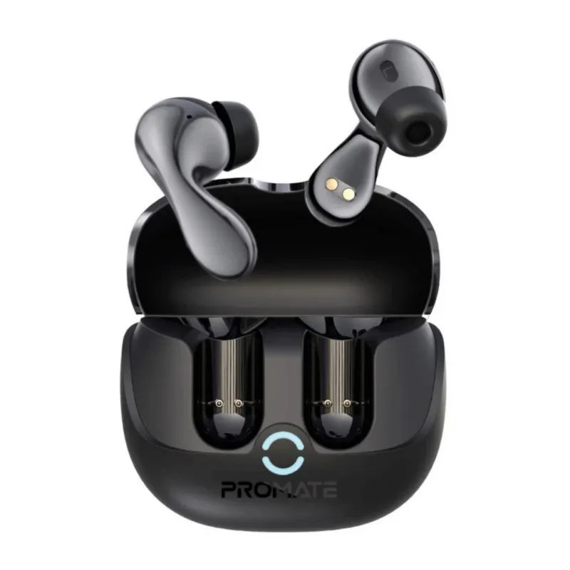 Promate High-Definition Hybrid ANC TWS Earbuds with IntelliTouch