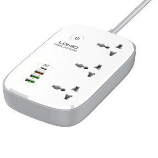 LDNIO WIFI Smart Universal Power Strip 3 Outlets+1 PD Power Socket Switches Extension (SCW3451)