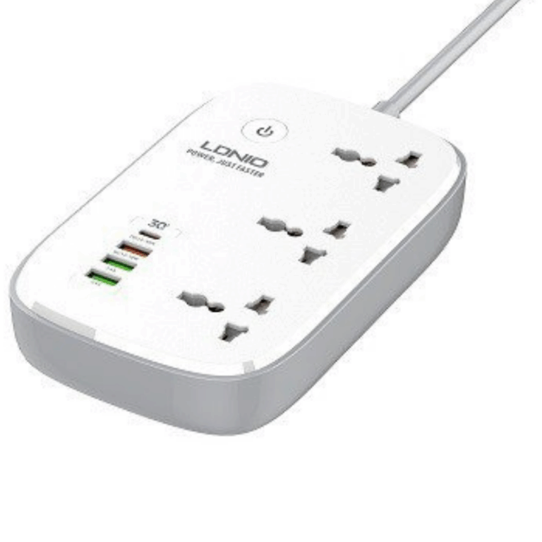 LDNIO WIFI Smart Universal Power Strip 3 Outlets+1 PD Power Socket Switches Extension (SCW3451)
