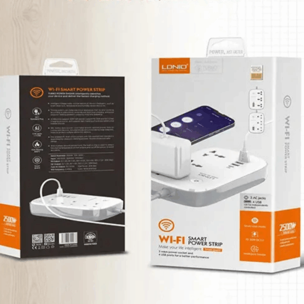 LDNIO WIFI Smart Universal Power Strip 3 Outlets+1 PD Power Socket Switches Extension (SCW3451)