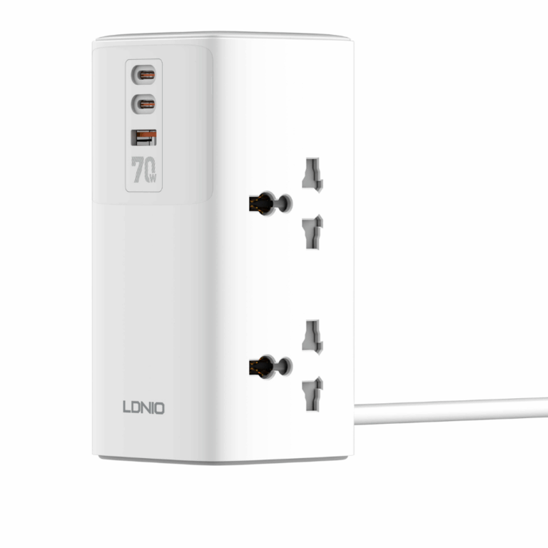 LDNIO SC4383 70W PD Adapter Multifunction Chargers Power Strip