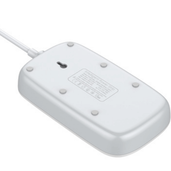 LDNIO SC4407 Power Socket 4 USB Charger with Power Extension Cord